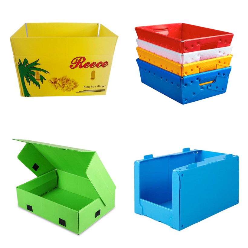 Foldable PP Corrugated Plastic Fruit Boxes Foldable PP Corrugated Plastic Fruit Boxes