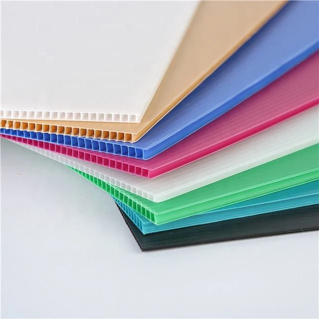 Twin Wall PP Corrugated Plastic Sheet 2-12mm